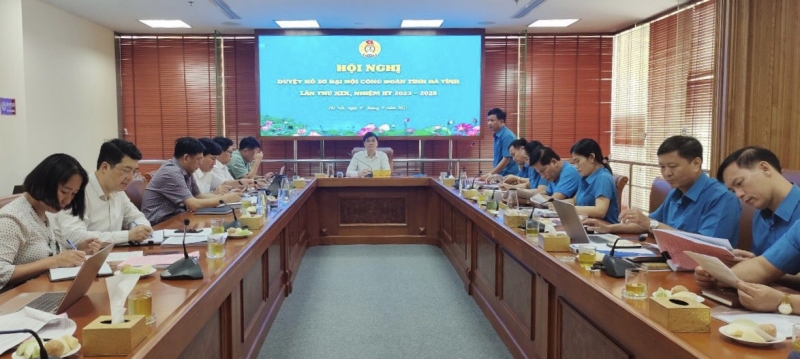 Tổng LĐLĐ Việt Nam duyệt nội dung, chương trình Đại hội Công đoàn tỉnh Hà Tĩnh lần thứ XIX, nhiệm kỳ 2023 - 2028